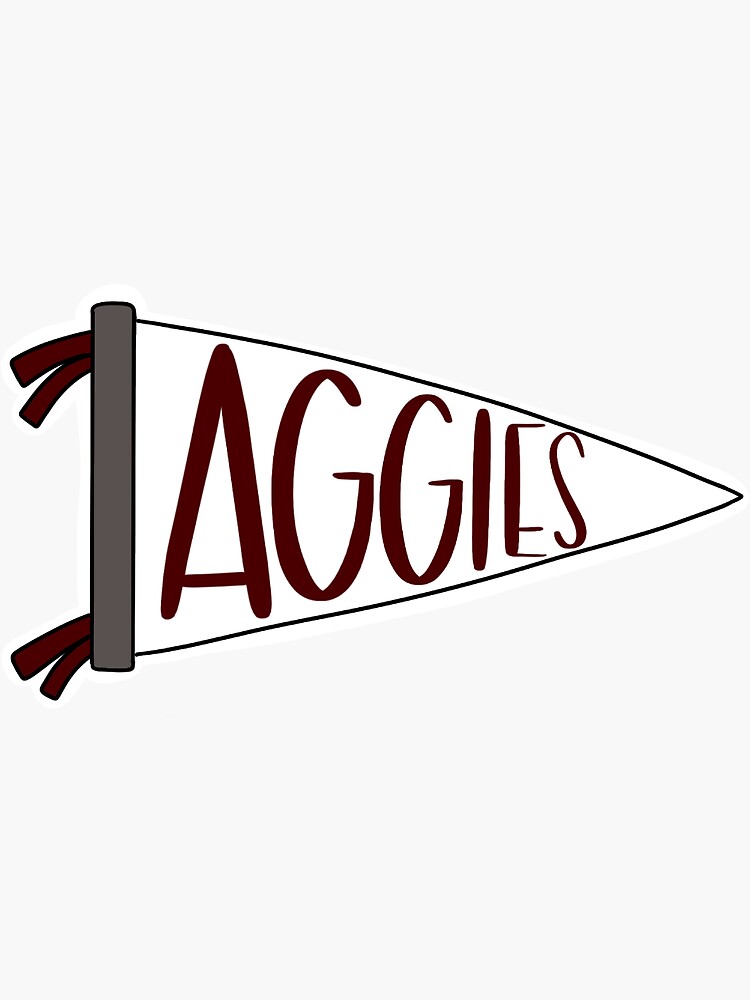 Aggies Gig Em Sticker for Sale by lelahzehr