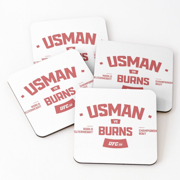 Item preview, UFC 258 - Usman vs Burns - Typography Poster Series designed and sold by Getting  Smashed Co.