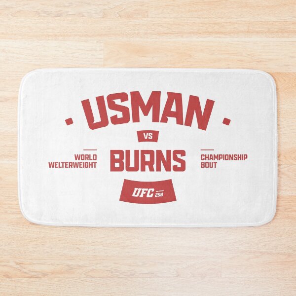 Item preview, UFC 258 - Usman vs Burns - Typography Poster Series designed and sold by Getting  Smashed Co.