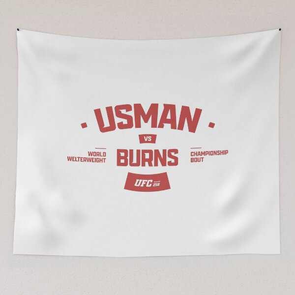 Item preview, UFC 258 - Usman vs Burns - Typography Poster Series designed and sold by Getting  Smashed Co.
