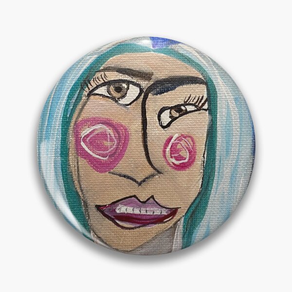 Item preview, Fun, Funky, Illustrative Abstract Portrait - Female, No. 3 designed and sold by Lori Rivera.