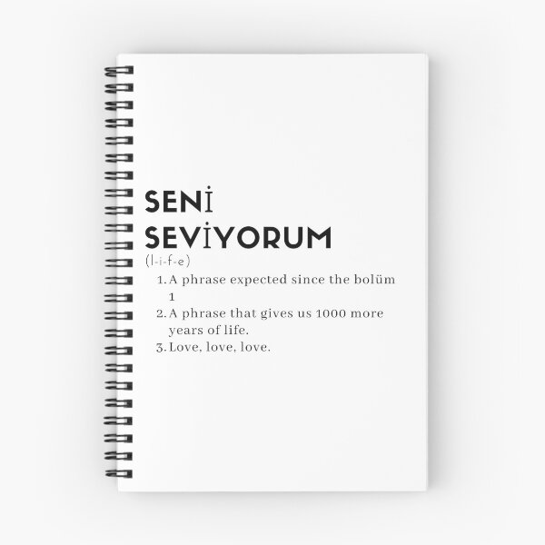 Item preview, Seni seviyorum designed and sold by ElianaTorres.