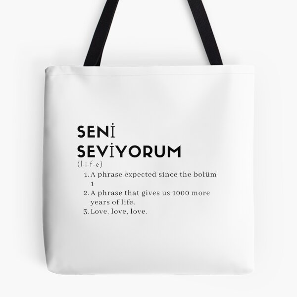 Item preview, Seni seviyorum designed and sold by ElianaTorres.