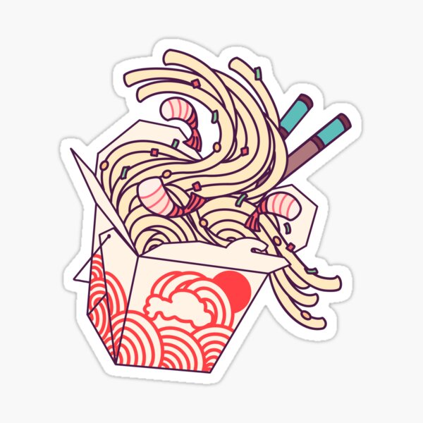 Takeout Noodles Lo Mien Sticker