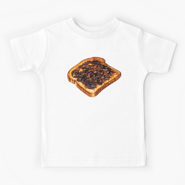 Vegemite Toast Pattern Kids T-Shirt