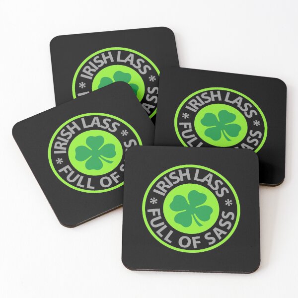 Item preview, irish lass full of sass. clover leaf. lucky designed and sold by efenem.