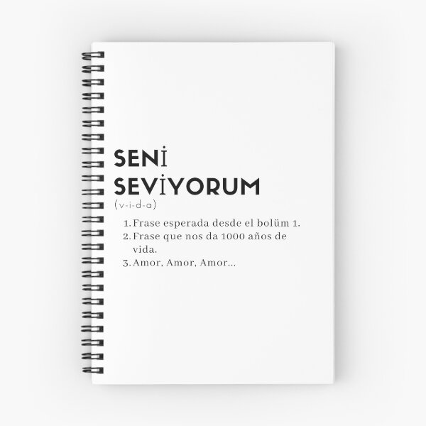 Item preview, Seni seviyorum designed and sold by ElianaTorres.
