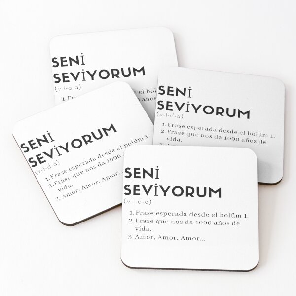 Item preview, Seni seviyorum designed and sold by ElianaTorres.