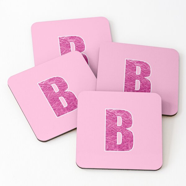 Item preview, Letter B - Pink Water Wave Ocean Art designed and sold by dylanxh.