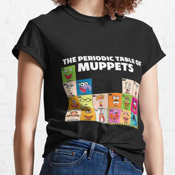 The Muppets Periodic Table Of The Muppets Classic T-Shirt