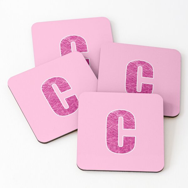 Item preview, Letter C - Pink Water Wave Ocean Art designed and sold by dylanxh.