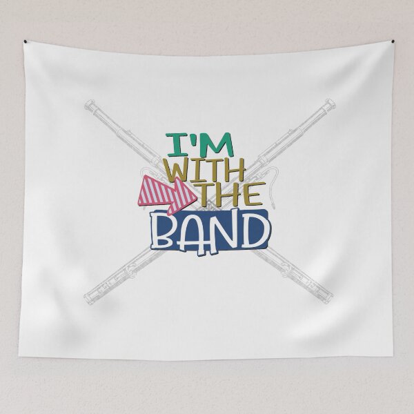 Item preview, I'm With The Band - Bassoon designed and sold by BandMomDesigns.