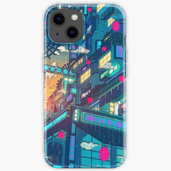 Village de la pluie Coque souple iPhone