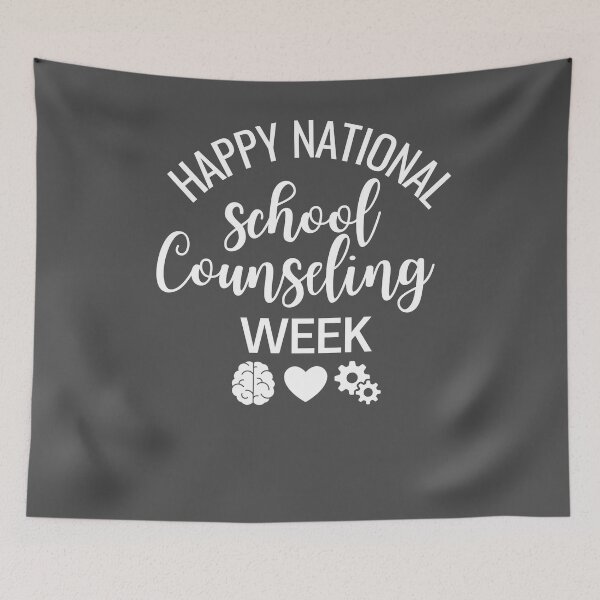 Item preview, Happy National School Counseling Week Brain, Heart, Career Triad Guidance Counselor designed and sold by natalieritchie.