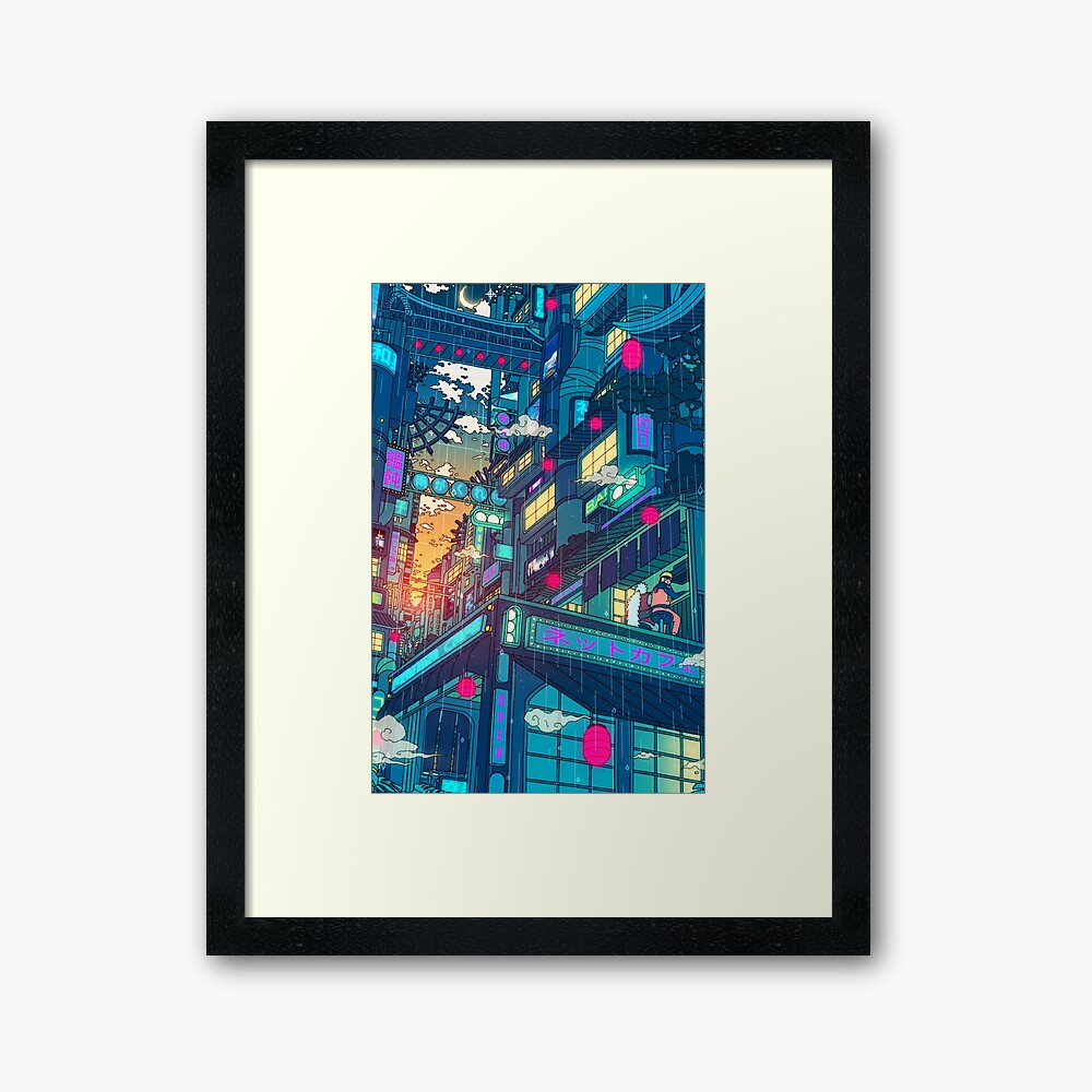 Rain Village Photographic Print
