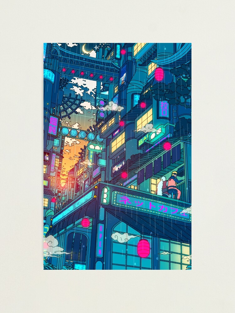Rain Village Photographic Print
