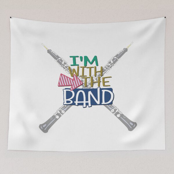 Item preview, I'm With The Band - Oboe designed and sold by BandMomDesigns.