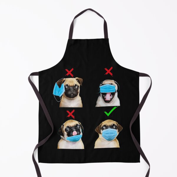 Item preview, Funny Pug Wear Right Distance Social designed and sold by BaseStore.