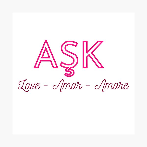 Item preview, ask / love designed and sold by ElianaTorres.