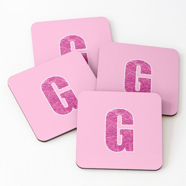 Item preview, Letter G - Pink Water Wave Ocean Art designed and sold by dylanxh.