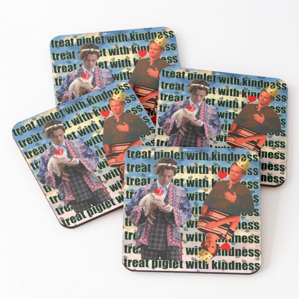Item preview, Fleabag Treat Piglet With Kindness designed and sold by fleabagmemes.