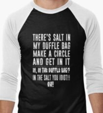 In the duffle bag? Ghostfacers (white version) Men's Baseball ¾ T-Shirt