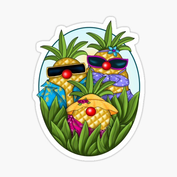 Tropical Pineapple Passion Sticker