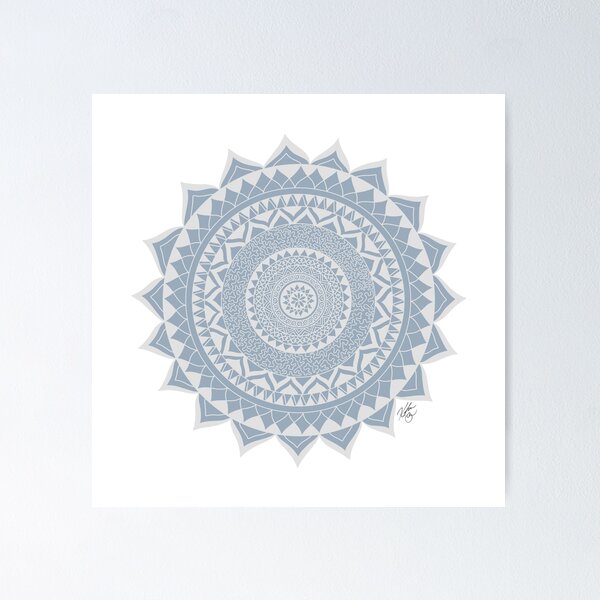 Item preview, Lagoon Blue Mandala designed and sold by KEArtwork.