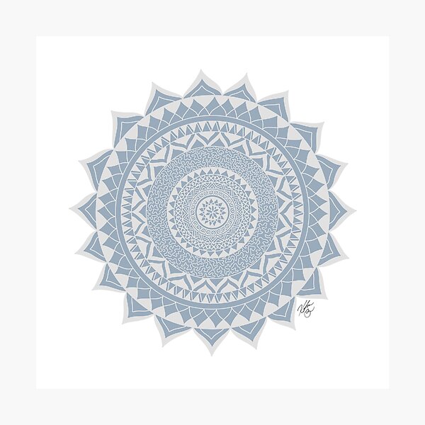 Item preview, Lagoon Blue Mandala designed and sold by KEArtwork.