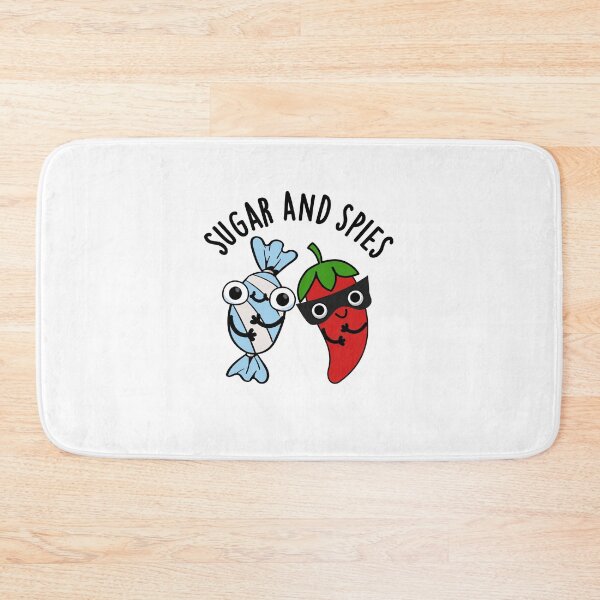Item preview, Sugar And Spies Funny Food Puns  designed and sold by punnybone.