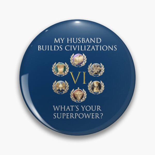 Item preview, HUSBAND BUILDS CIVILIZATIONS, WHAT IS YOUR SUPERPOWER? designed and sold by Image NDesign.