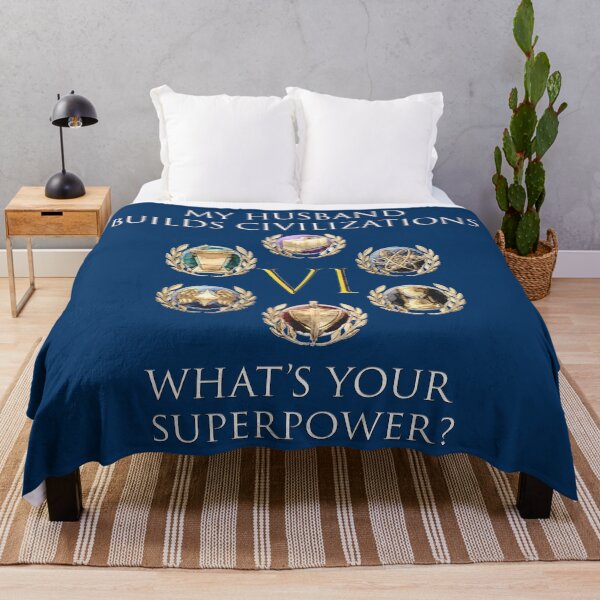 Item preview, HUSBAND BUILDS CIVILIZATIONS, WHAT IS YOUR SUPERPOWER? designed and sold by Image NDesign.