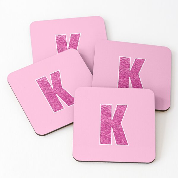 Item preview, Letter K - Pink Water Wave Ocean Art designed and sold by dylanxh.