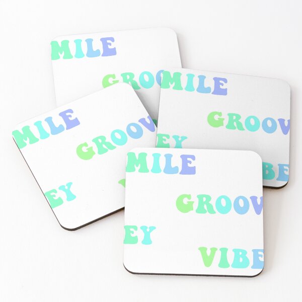 Item preview, Bright cool tones 70s font words designed and sold by natgedwards.