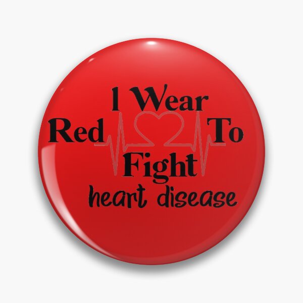 Item preview, l wear red to fight heart disease designed and sold by Designer-Arabic.