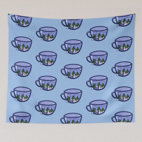 Item preview, Cute Winter Teacup designed and sold by cadabbersart.