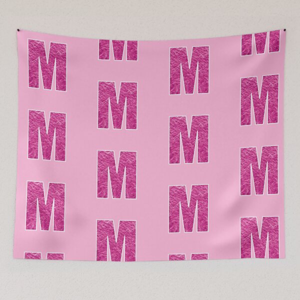 Item preview, Letter M - Pink Water Wave Ocean Art designed and sold by dylanxh.