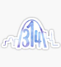 314 St. Louis Skyline Sticker