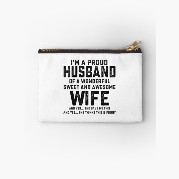 Item preview, i'm a proud husband of a wonderful sweet and awesome wife designed and sold by hasanmasud.