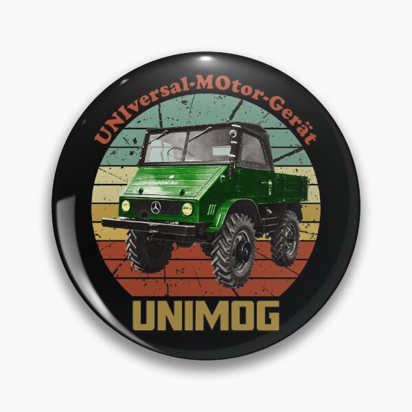 Item preview, Old Unimog Retro (on black) designed and sold by Groenendijk.