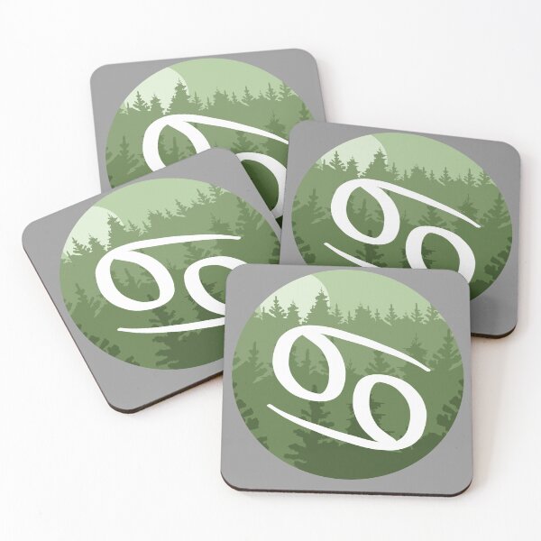 Item preview, Hand Drawn Cancer Zodiac Forest designed and sold by itsrturn.