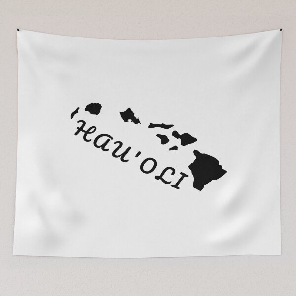 Item preview, Island Time - Hau'oli - Hawaiian Islands - Black designed and sold by TKsTees.