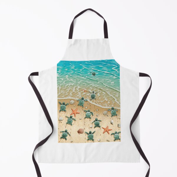 Item preview, Turtles crawl into the sea SKY designed and sold by loves789.