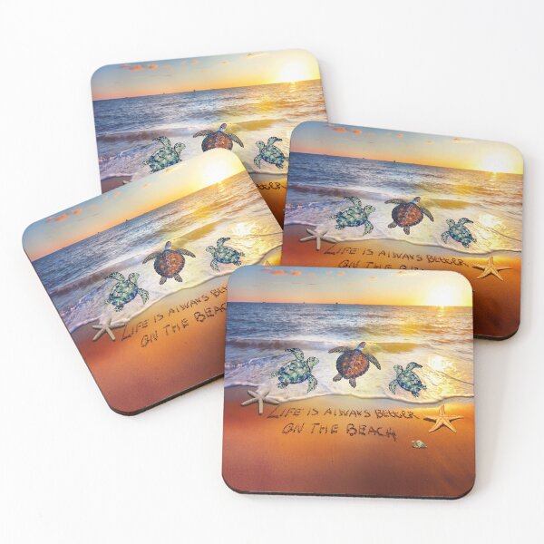 Item preview, Turtle - Life is always better on the beach SKY designed and sold by loves789.