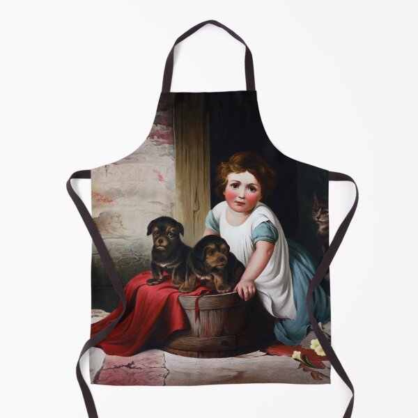 Item preview, Little girl and puppies designed and sold by billduncan.