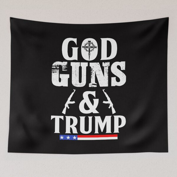 Item preview, God Guns and Trump designed and sold by LYSandCo.