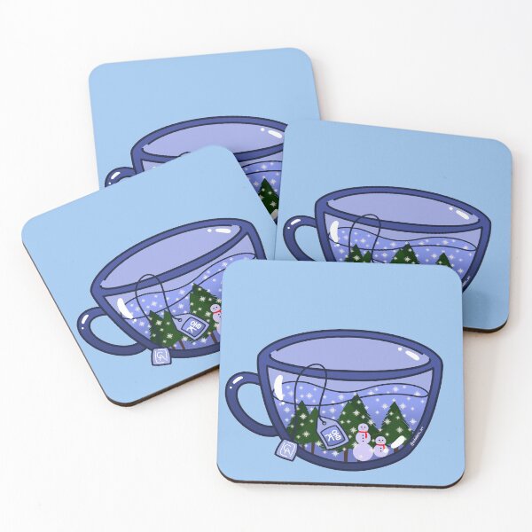 Item preview, Cute Winter Teacup designed and sold by cadabbersart.