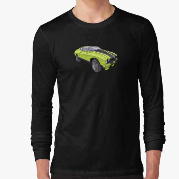 XB Gt Hardtop Ford Falcon - Green Long Sleeve T-Shirt