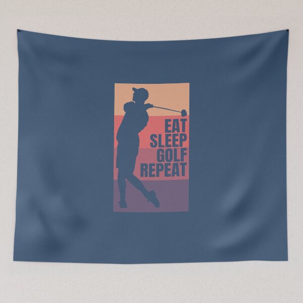 Item preview, Eat Sleep Golf Repeat designed and sold by hectorgool.
