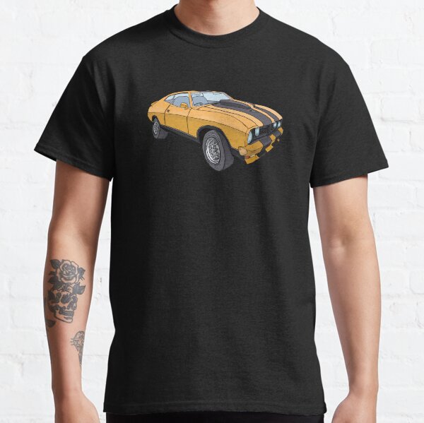 XB Gt Hardtop Ford Falcon - Orange Classic T-Shirt